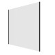 Zestaw rozszerzający do szklanego panelu ogrodzeniowego - 1 słupek - 123x110cm - X-METAL