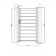 Furtka aluminiowa SPACE 100x176 cm ażurowa - X-Métal