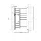 Furtka ogrodzeniowa z aluminium 100x158cm FANCY TIME - X-Metal