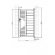  Furtka ogrodzeniowa z nowoczesnego aluminium 100x173cm FANCY TIME - X-Metal