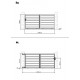 Ażurowa brama przesuwana z aluminium SPACE 300x140cm X-Métal