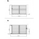 Ażurowa brama przesuwana z aluminium 300x176cm SPACE X-METAL