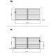 Ażurowa brama przesuwana z aluminium 350x158 cm SPACE X-Métal