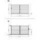 Brama przesuwna aluminiowa SPACE 350x176 cm - X-Métal