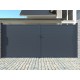 Brama skrzydłowa z nowoczesnego aluminium 350x158cm GARDE X-Metal