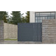  Brama przesuwna z nowoczesnego aluminium FANCY FILM 350x158cm GARDE - X-Metal
