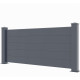 Ogrodzenie aluminiowe w kolorze antracytowym GARDE 190x89 cm - X-Metal
