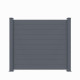 Ogrodzenie aluminiowe w kolorze antracytowym GARDE 190x166 cm - X-Metal