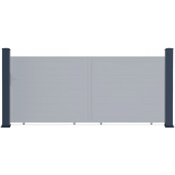 Słupek bramowy aluminiowy X-Metal - wys.167cm
